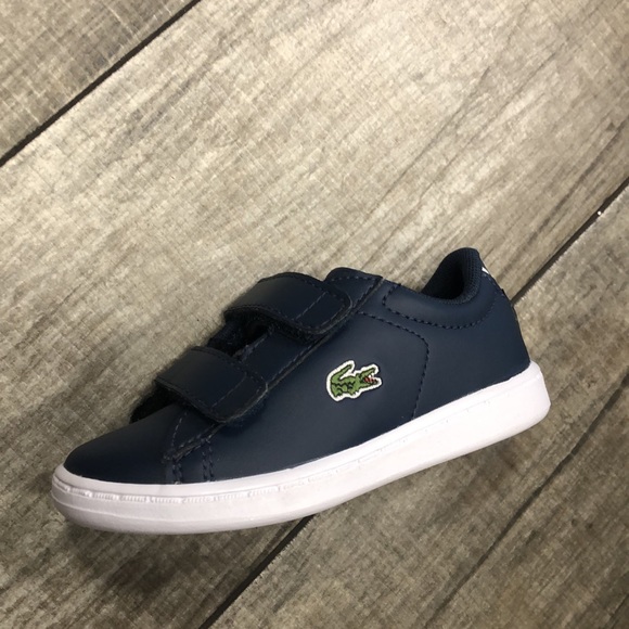 Lacoste kids shoe / sneaker with Velcro baby sizes - Picture 2 of 3